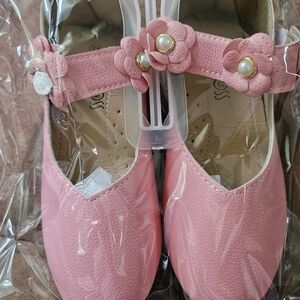 & Other Stories Pink Floral Kids Dress Shoes